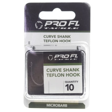 CARLIGE PRO FL CURVE SHANK 10BUC TEFLONATE NR 6