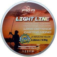 FIR MONOFILAMENT PRO FL FUO LIGHT LINE 1200M 0.20MM FIR MONOFILAMENT PRO FL FUO LIGHT LINE 1200M 0.20MM
