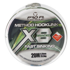 FIR TEXTIL PRO FL X8 METHOD HOOKLINE 0.28MM 20M FIR TEXTIL PRO FL X8 METHOD HOOKLINE 0.28MM 20M