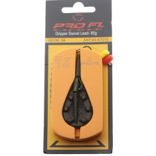 MONTURA PRO FL GRIPPER SWIVEL LEADCORE PLUMB PIERDUT GRIPPER 85G CARLIG NR 8
