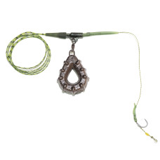 Montura FL Leadcore Plumb Pierdut Grippa Plumb 80 Gr Carlig YN Nr 4