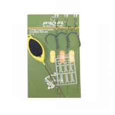 SET 3 CARLIGE LEGATE PLUS CROSETA SI OPRITOARE NR 6 15LB PRO FL