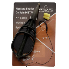 MONTURA METHOD FEEDER PRO FL DISTANCE CU SPIN 7MM 40G CARLIG NR 10