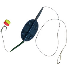 Montura Method Feeder FL Fara Tija, 50g, Carlig Nr.5 cu Porumb Flotant