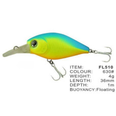 Vobler FL FL510 Floating 36mm 4.0g Depth 1.0m Colour 630