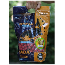Boilies Claumar Birdfood Semi-solubile Capsuni 20mm 4 Kg